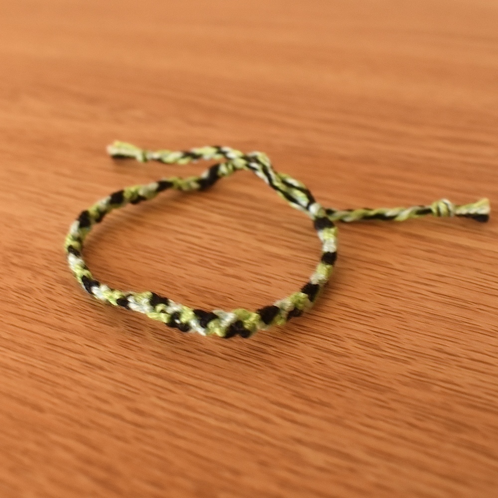 Dark Verde Woven Bracelet